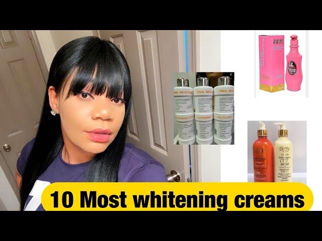 Top 10 most effective skin whitening creams!