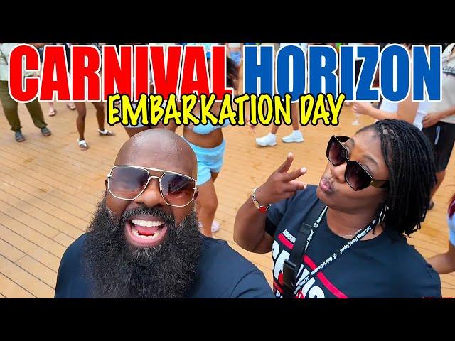 Carnival Horizon 2024: Embarkation Day