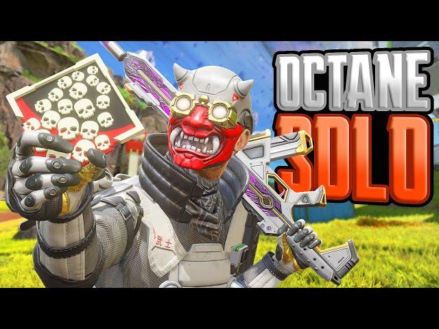 SOLO Octane INSANE 22 KILLS and 6,740 Damage Apex Legends Gameplay Season 21