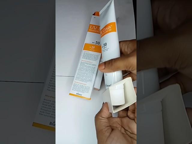 Sunscreen gel uv doux spf 50 #sunscreen #doctormommy #spf50 #uvdoux #chemicalsunscreen #skincaretip