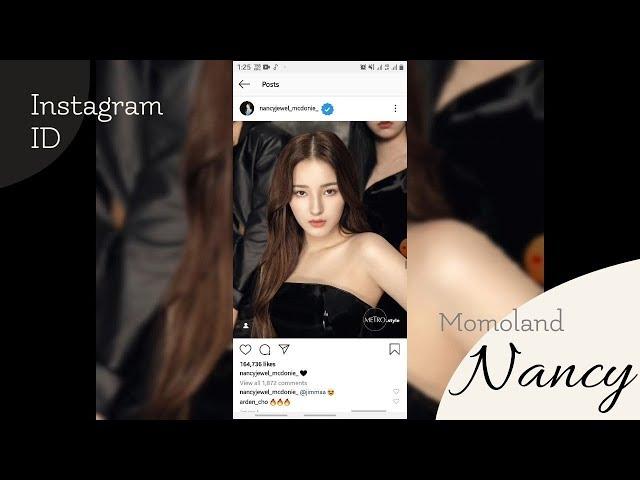 Viral Korean Girl Nancy Momoland Instagram ID || Find in one minute ||