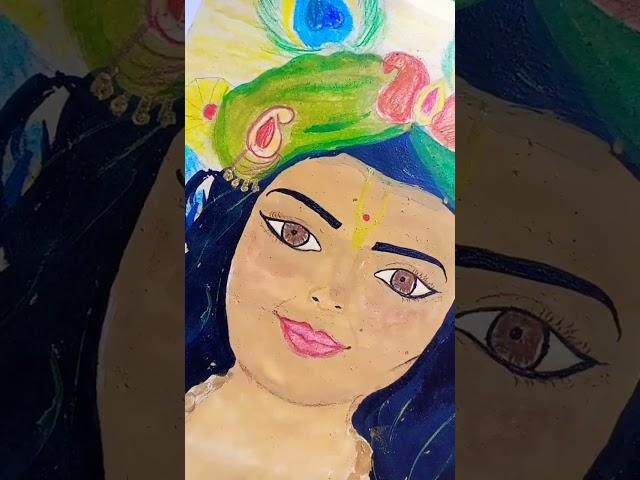 krishna painting#art#artist#drawing with Rupsha #@rinkutalukdar6484