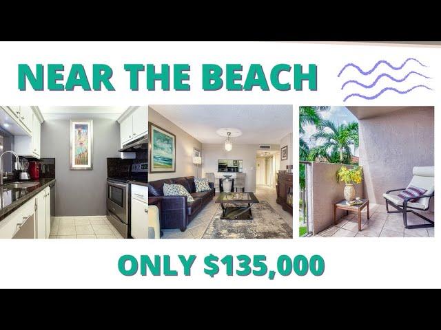 Best place to buy a condo in Florida....  NEAR THE BEACH.   FOR $135K!