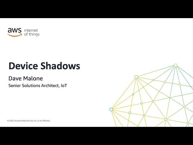 How to Get Started with Device Shadows for AWS IoT Core