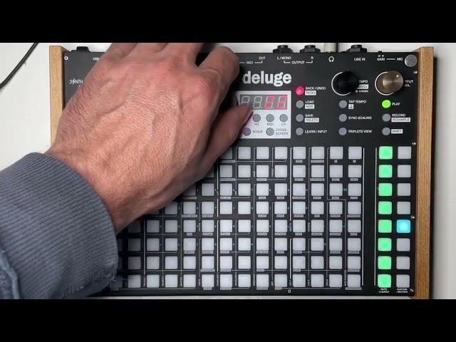 Granular textures on Synthstrom Deluge