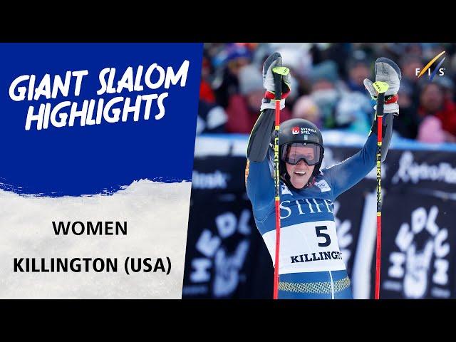 Sara Hector triumphs in Killington as Shiffrin crashes out | FIS Alpine World Cup 24-25