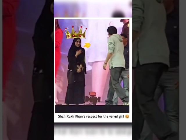 When Hijab Girl Met SRK | SRK Respect A Hijab Girl ️ | SRK Viral Video ️ #srk #viral #shorts