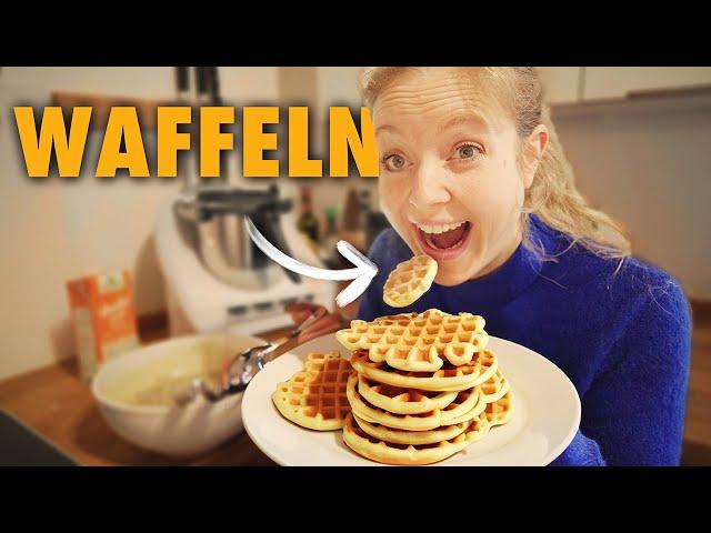 Schnelle leckere Waffeln