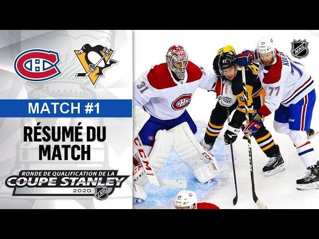 Canadiens vs Penguins Match #1 | Séries 2020 Ronde de qualification 01/08/20