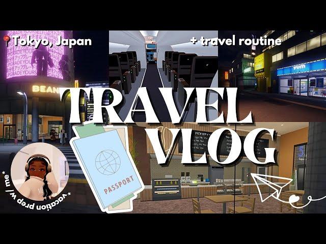 TRAVEL DAY VLOG taking a trip to Tokyo Japan + vacation prep | Roblox Berry Avenue & Zaibatsu RP️