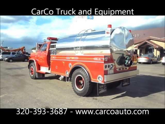 Used GMC Pumper / Tanker Fire Truck For Sale by CarCo Truck