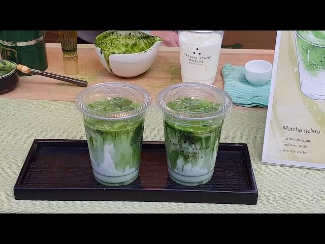 Street food Japan : Original Matcha latte Green tea