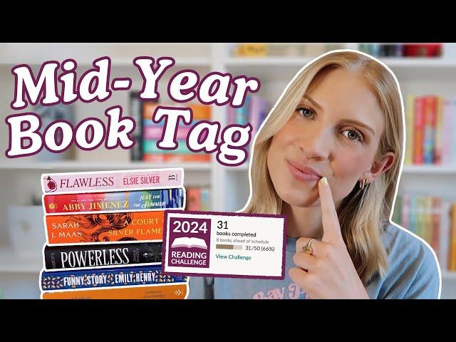 mid-year book tag  best reads of 2024, favorite new author, anticipated releases & more ⭐️