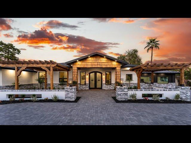 TOUR A $6M Paradise Valley Arizona Luxury Home | Scottsdale Real Estate | Strietzel Brothers Tour