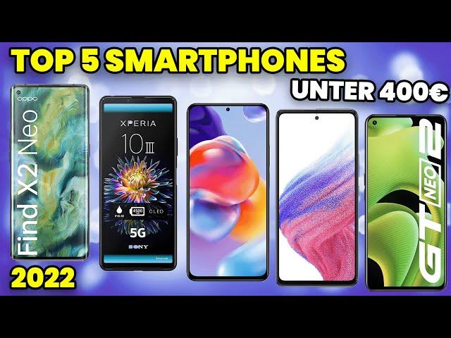 Die besten Smartphones unter 400 Euro  (TOP 5) Handy Bestenliste 2022