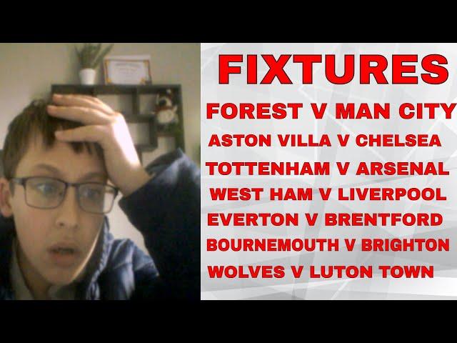 PREMIER LEAGUE PREDICTIONS WEEK 35