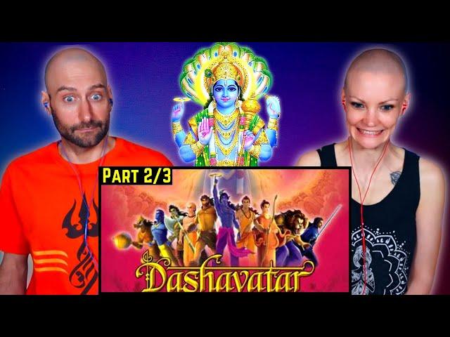 Dashavatar Animated Movie REACTION by Foreigners | Hinduism History | Lord Vishnu Avatars