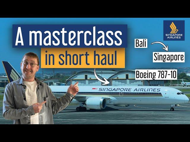 SINGAPORE AIRLINES 787-10 | Bali to Singapore | Economy Trip Report