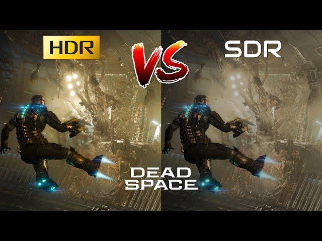 Dead Space Remake - HDR vs SDR - Side By Side Comparison - PC Version - 4K60 HDR