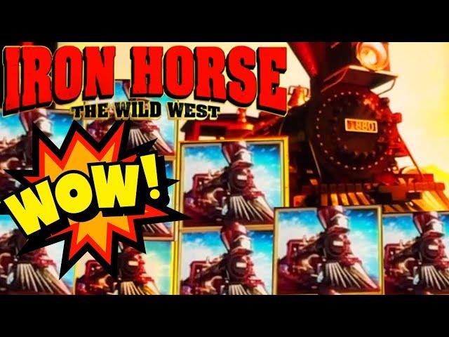 AWESOME!! IRON HORSE IS ONE GOOD TRAIN!  IRON HORSE Slot Machine  (ARISTOCRAT GAMING)