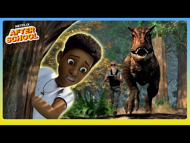 Mind-Controlled Dinos UNLEASHED! | Jurassic World Camp Cretaceous | Netflix After School