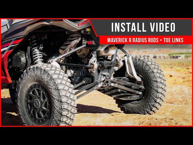 Can-Am Maverick R | Radius Rods + Toe Link | Install Video