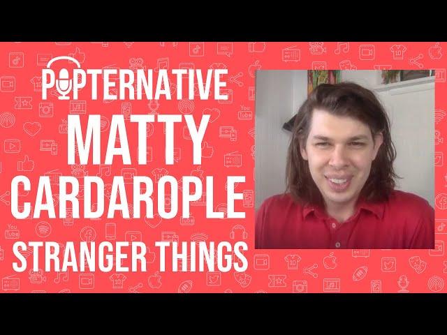 Matty Cardarople talks about his poetry book Happy Birthday Everyday, Stranger Things and much more