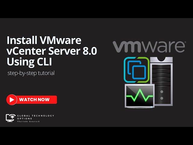 How to Install VMware vCenter Server 8.0 Using CLI. #VMware #vCenterServer #Virtualization