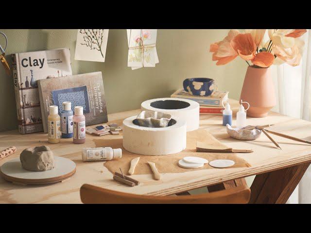 Pottery made in the microwave oven - DIY by Søstrene Grene