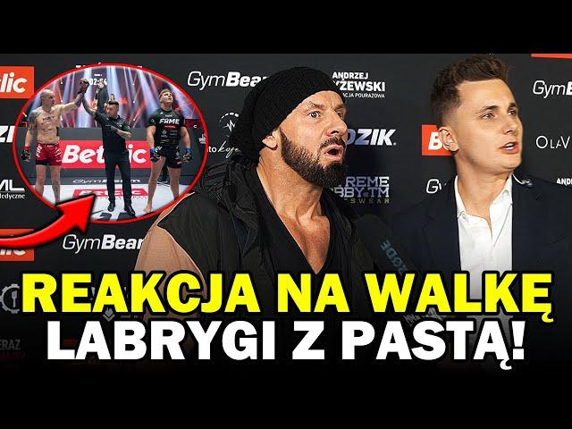 "TO JAK Z TYM UFC?!" ARTUR GWÓŹDŹ I HUBERT REAGUJĄ NA DYSKWALIFIKACJĘ LABRYGI!