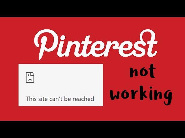 Pinterest not working : This site can’t be reached error (problem solved)