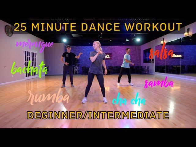 Easy To Follow 25 Minute Beginner / Intermediate Dance Workout