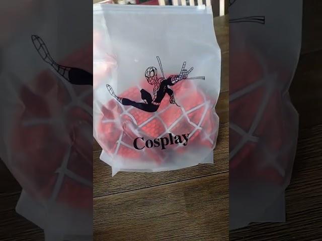 Spider-Man mask unpackaged #marvel #review #cosplay #shorts