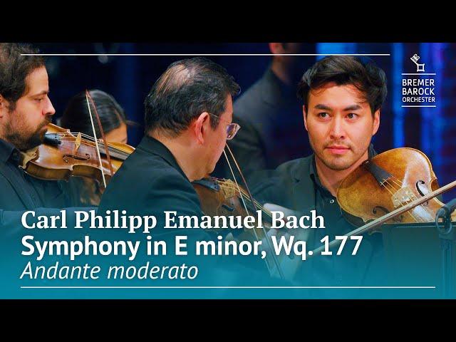 Carl Philipp Emanuel Bach: Symphony in E minor, Wq. 177, Andante