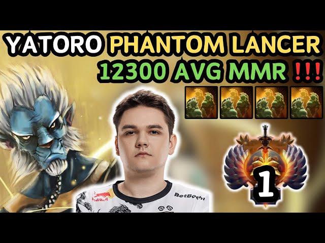  Rank 1 YATORO PHANTOM LANCER Hard Carry Gameplay  Grandmaster Tier - Dota 2