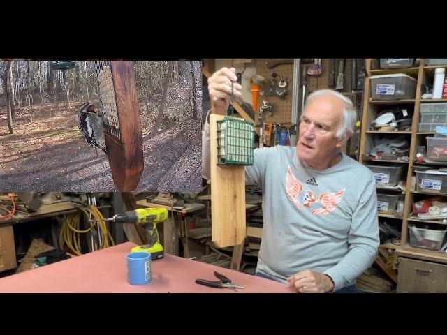 Easy DIY Suet Feeder With Tail Rest...for $6