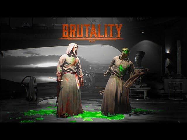 Ghostface All 8 Brutalities - MK1