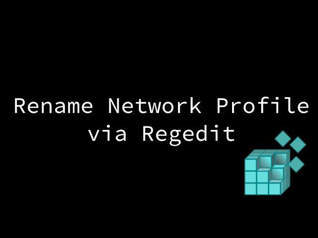 Rename Network Profile via Regedit