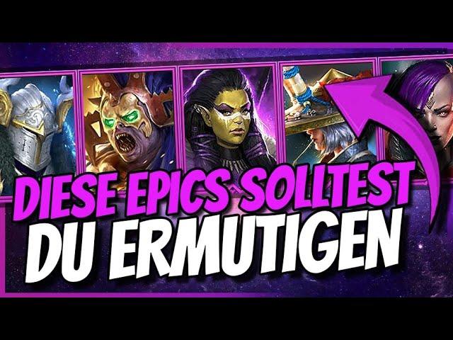 Raid: Shadow Legends | Diese Epics solltest du ermutigen | Welche Helden lohnen sich wirklich?!