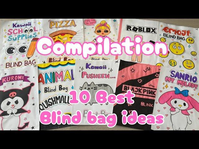 [Paper diy]10 best blind bag ideas | youtube blind bag ideas #compilation #asmr #papercraft #diy