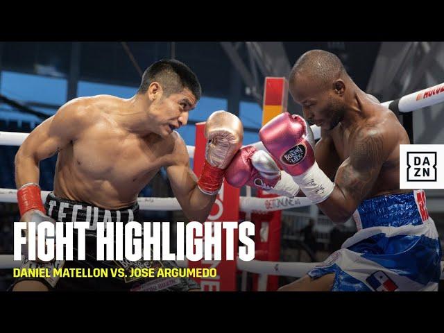 FIGHT HIGHLIGHTS | Daniel Matellon vs. Jose Argumedo