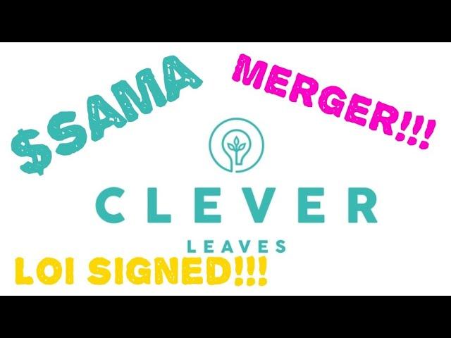 $SAMA - SPAC Acquires LOI With Clever Leaves, A Large Cannabis Company!