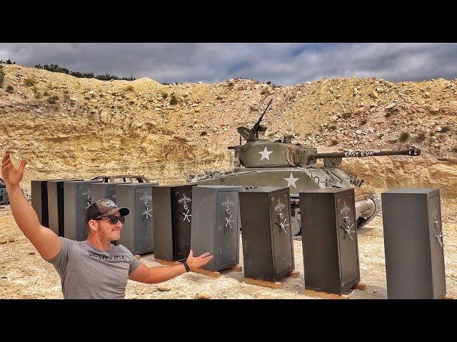 TANK vs GUN SAFES!!!