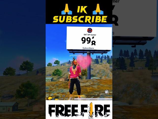 1K Subscribe Complete  my YouTube channel  #freefire #youtubeshorts #shorts #video