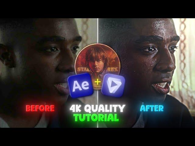 4k quality tutorial | After effects + Topaz Video Enhance Ai