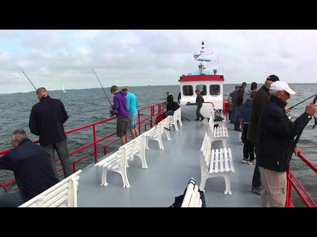 Sportvissen op de Waddenzee