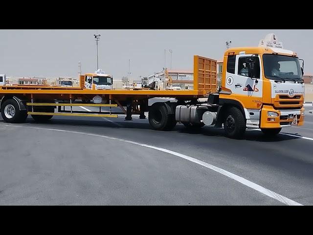 trailer L parking in dallah driving school #qatar2022 #gulf