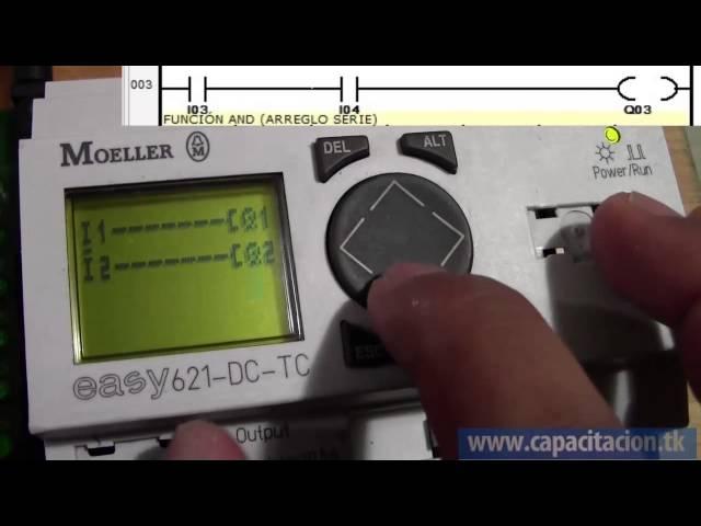 Programación de Funciones Básicas en el PLC Moeller