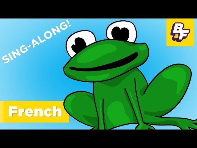 Beginner French For Greeting People Sing-Along Song | BASHO & FRIENDS 4k Learning | Bonjour - Hello