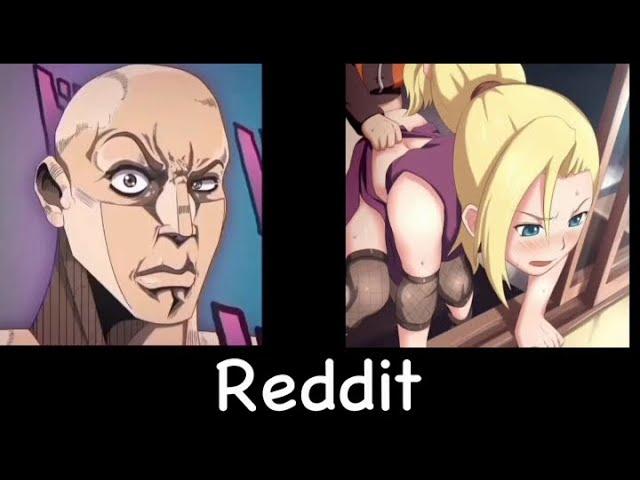 Anime vs Reddit (the rock reaction meme) | Naruto shippuden